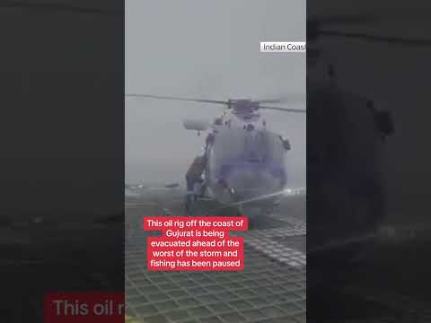 Oil rig evacuated as Cyclone Biparjoy approaches India and Pakistan