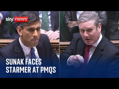 PMQs in full: Rishi Sunak faces Sir Keir Starmer after Boris Johnson resigns as an MP