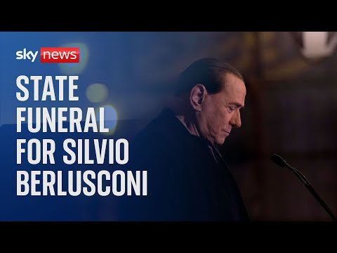 Watch live: State funeral for former Italian Prime Minister Silvio Berlusconi