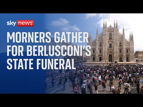 Silvio Berlusconi funeral: Meet the crowds attending the event