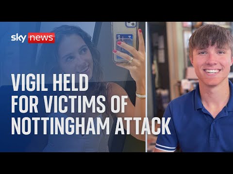 Vigil held for victims of Nottingham attack