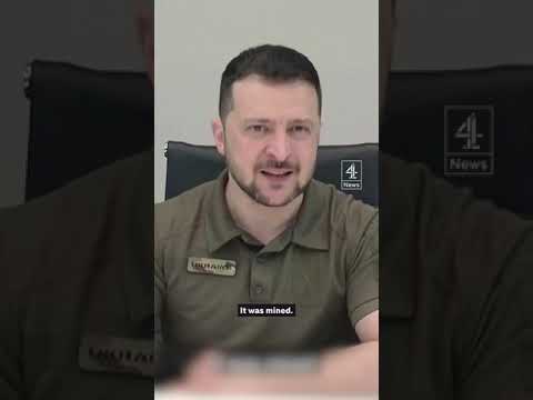 Zelenskyy: ‘Russia deliberately blew up Kakhovka dam’