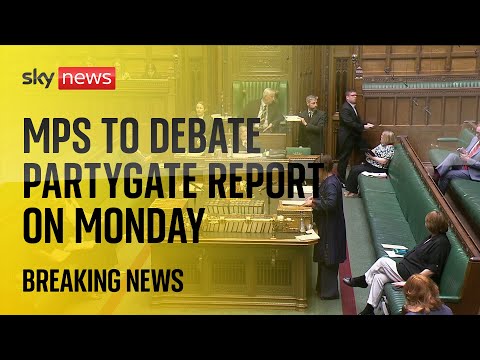 Partygate: MPs to debate privileges committee report