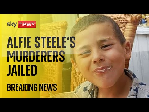 Alfie Steele: Mother and partner jailed over killing of nine-year-old boy