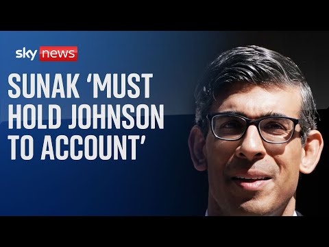 Lib Dem leader: ‘Sunak must hold Boris Johnson to account’