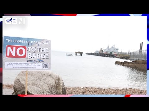Migrant barge causes UPROAR amongst Portland locals | Jeff Moody reports