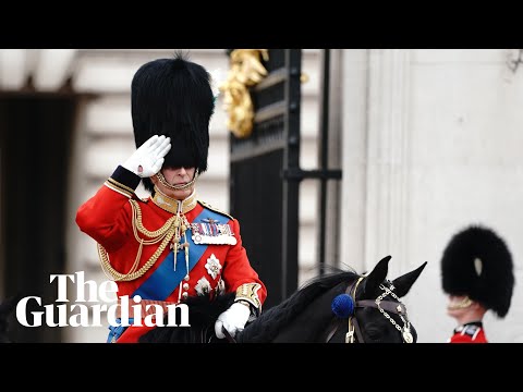 Trooping the Colour: King Charles leads parade on horseback