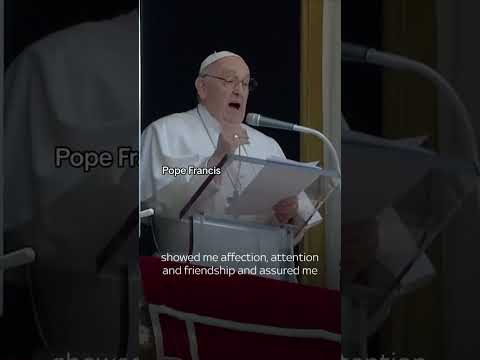 Pope leads first Sunday prayers since surgery