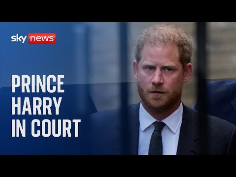 Watch live: Prince Harry resumes giving evidence in phone hacking case