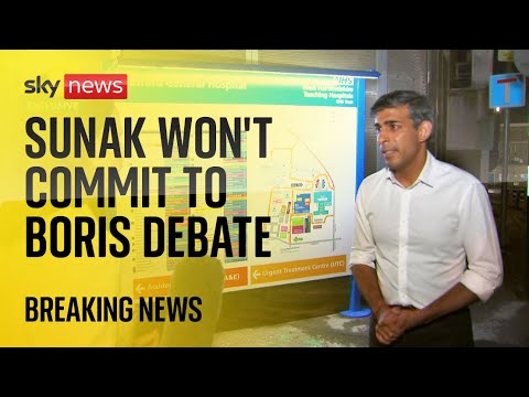 Rishi Sunak: ‘It’s a matter for the House’