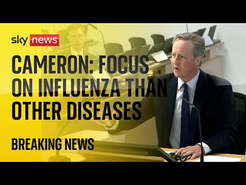 COVID Inquiry: ‘Flu pandemics prioritised over others’ – Former PM David Cameron