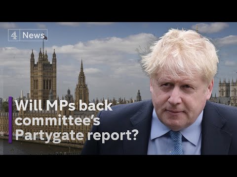 Boris Johnson: MPs vote on Partygate report