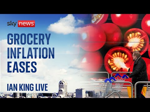 Ian King Live: Grocery inflation eases to ‘slowest monthly rate this year’