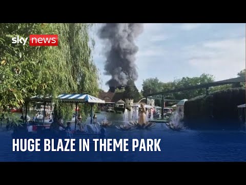 Germany’s Europa-Park is evacuated as blaze displaces 25,000 visitors