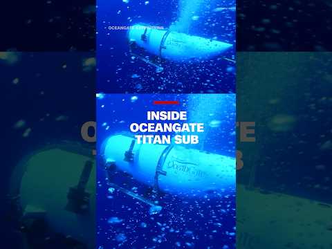 Go inside of submersible typically used for Titanic expedition #cnn #news  #titanic