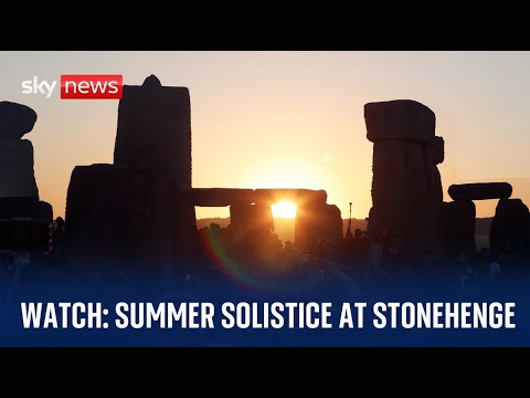 Watch live: Sunset over Stonehenge
