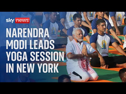 Narendra Modi leads Yoga session in New York – part two