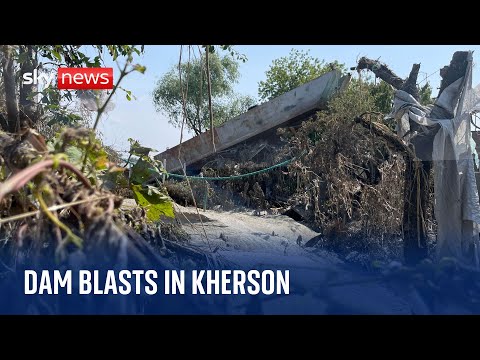 Ukraine: A tsunami of filth as sewage and sludge coat streets of Kherson after dam blast