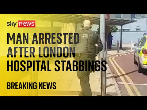London: Man arrested as armed police respond to hospital stabbing