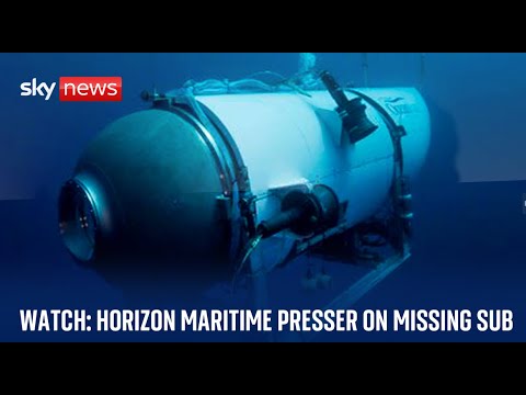 Horizon Maritime news conference on missing submersible