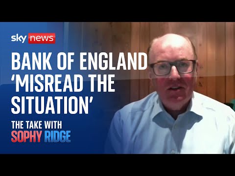 Inflation: Bank of England ‘completely misread the situation’, says economist