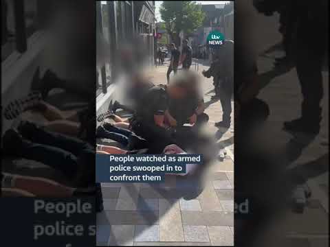 Teens arrested for using gel blasters #itvnews #gelblaster