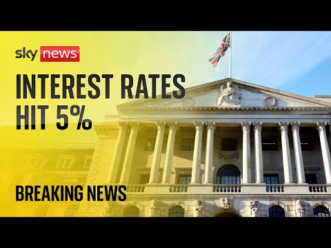 BREAKING: Interest rate hits 5% – the highest since 2008