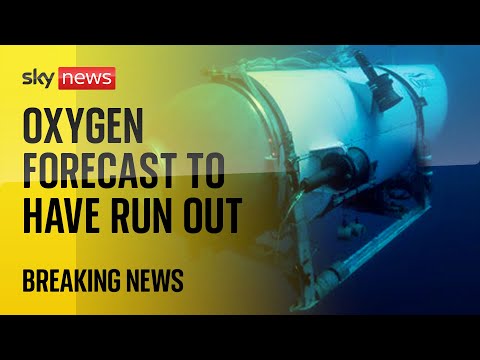 Missing Sub: Oxygen supplies estimated to have run out
