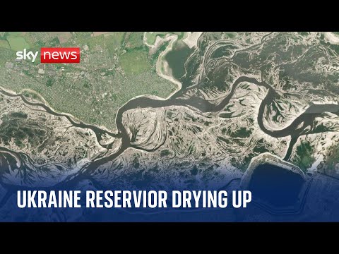 Ukraine War: Destroyed Kakhovka reservoir is drying up
