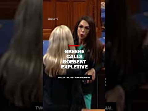 Marjorie Taylor Greene calls Lauren Boebert an expletive on House floor