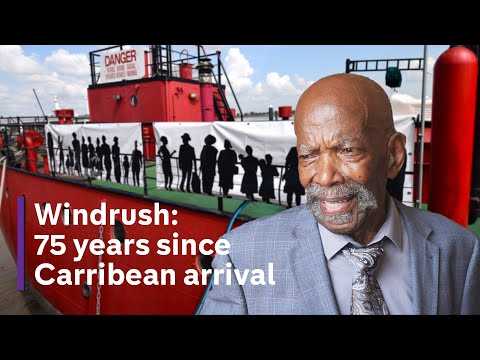 Windrush: Caribbean passengers celebrated after 75 years in UK