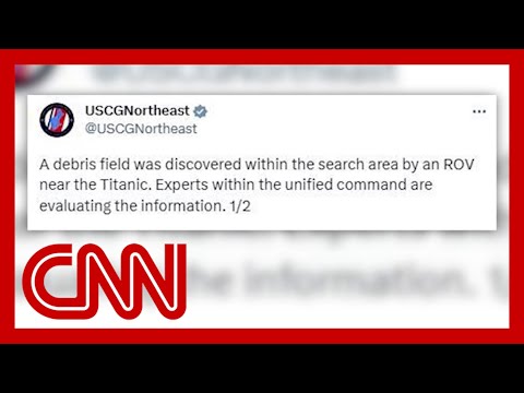Officials: Debris field discovered in search area of missing submersible