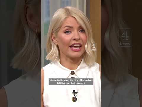 Holly Willoughby says she feels ‘let down’ by Phillip Schofield