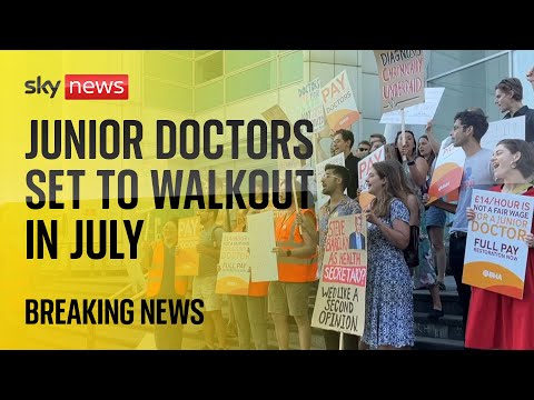 NHS: Junior doctors to strike ‘in longest single walkout in history’