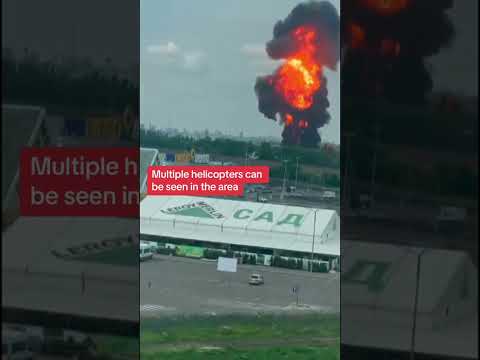 Explosion at Russian oil depot
