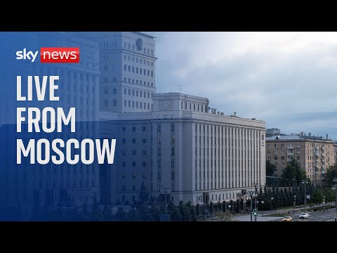 Watch live in Moscow as Wagner group make moves through Russian cities