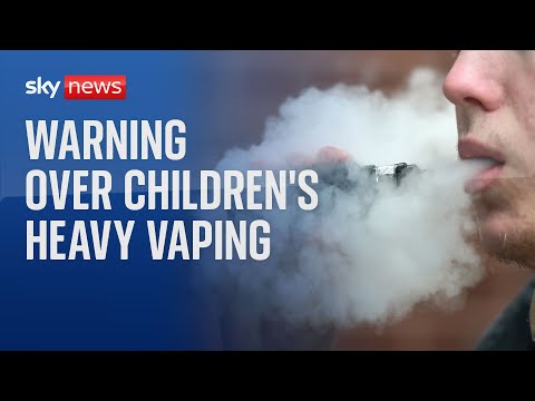 Primary school age children ending up in hospital due to excessive vaping