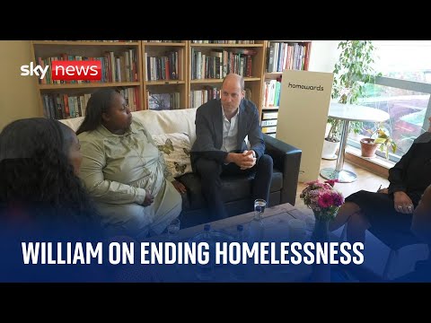 Prince William launches homelessness project, saying it’s ‘possible’ to end the issue