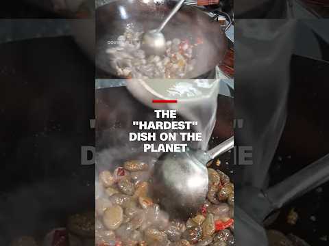 What ingredient makes this the world’s ‘hardest’ dish? Rocks