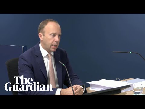 Matt Hancock appears before UK Covid-19 inquiry – watch live