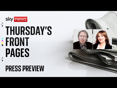 Press Preview: Thursday’s papers