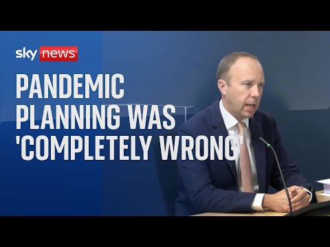 COVID inquiry: Matt Hancock says the UK ‘s approach to pandemic planning was ‘completely wrong’
