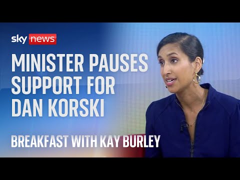 Support for Daniel Korski ‘on pause’ after allegation of sexual assault, says government minister