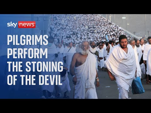 Watch live: Pilgrims in Mina perform the ‘Stoning of the Devil’