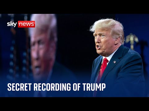 Recording emerges of Donald Trump saying he is holding classified documents after leaving office