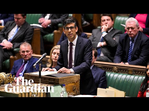 UK prime minister Rishi Sunak takes questions in parliament – watch live