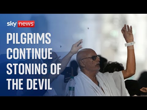 Watch live: Pilgrims perform the ‘Stoning of the Devil’ ritual for Hajj