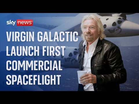 Watch live: Virgin Galactic launch first commercial spaceflight