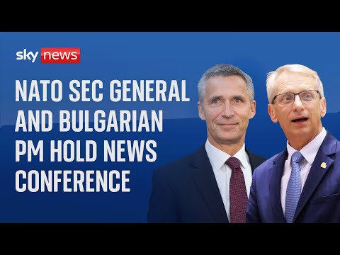 NATO Secretary General and Bulgarian Prime Minister hold a news conference