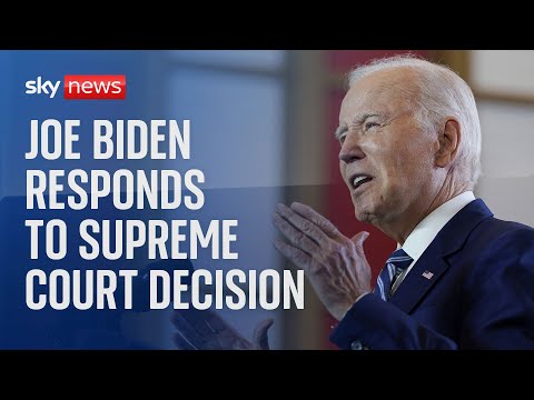 Watch live: US President Joe Biden responds to Supreme Court decision on affirmative action